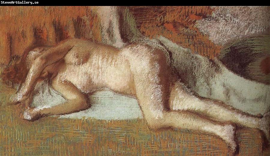 Edgar Degas After bath